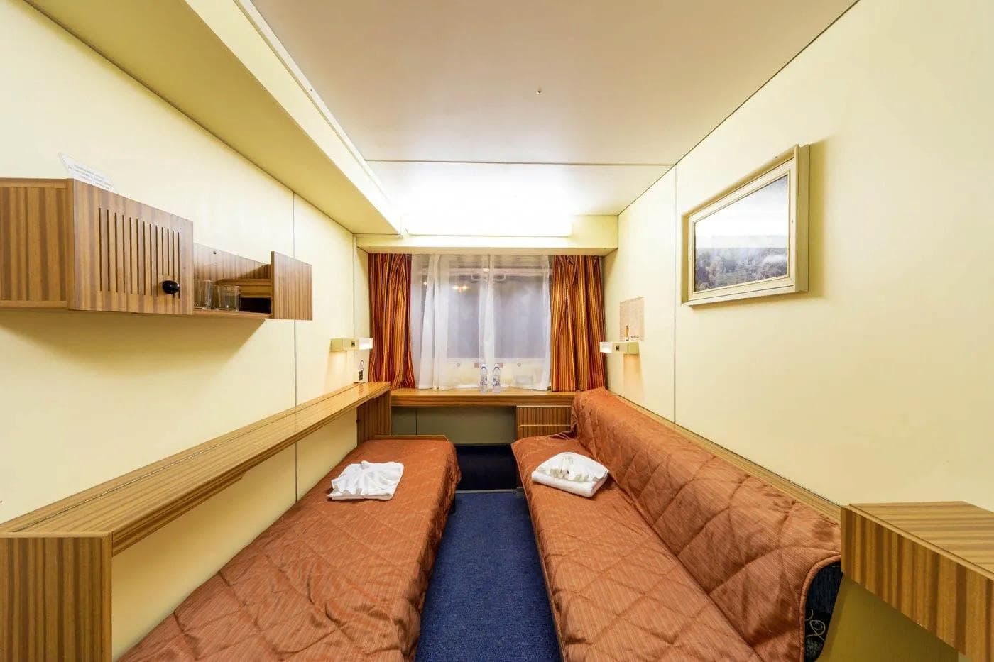 Двухместная одноярусная каюта Теплохода Сергей Кучкин