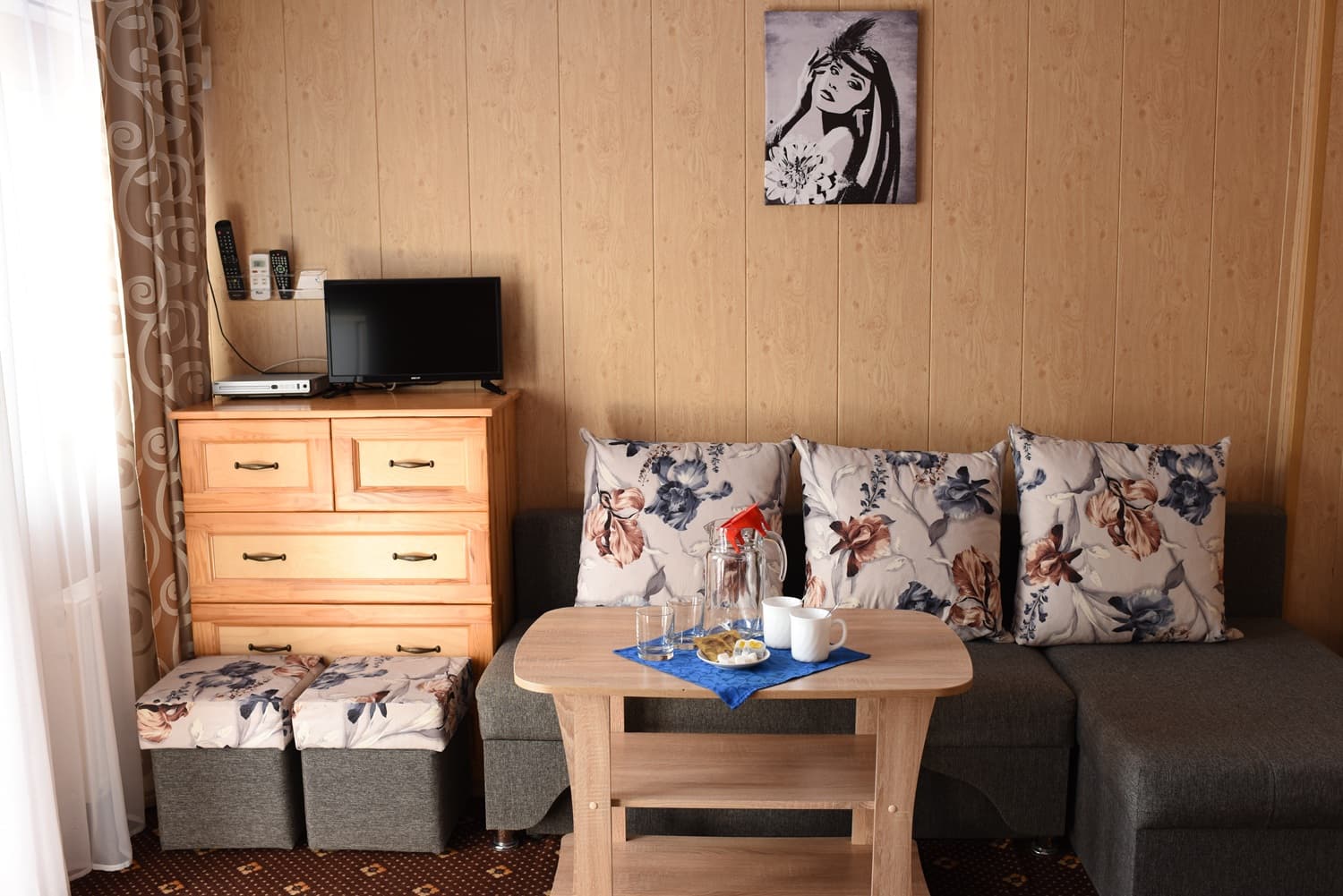 Каюта люкс  Теплохода Бородино