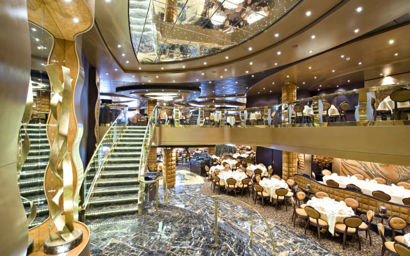 Основной ресторан La Reggia Лайнера MSC Splendida