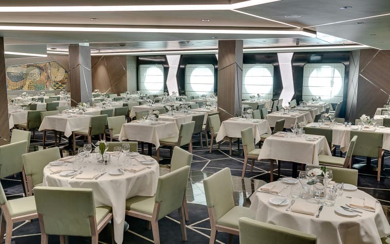 Основной ресторан Лайнера MSC Seaside