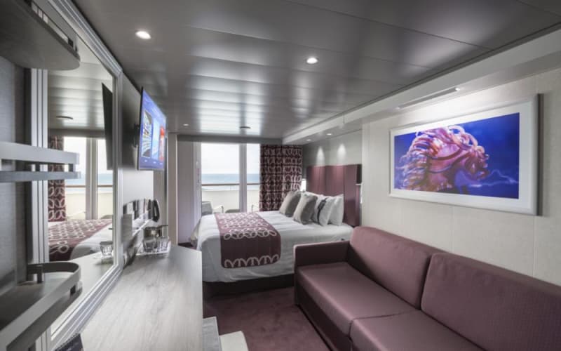 Внешняя каюта с балконом Лайнера MSC Grandiosa