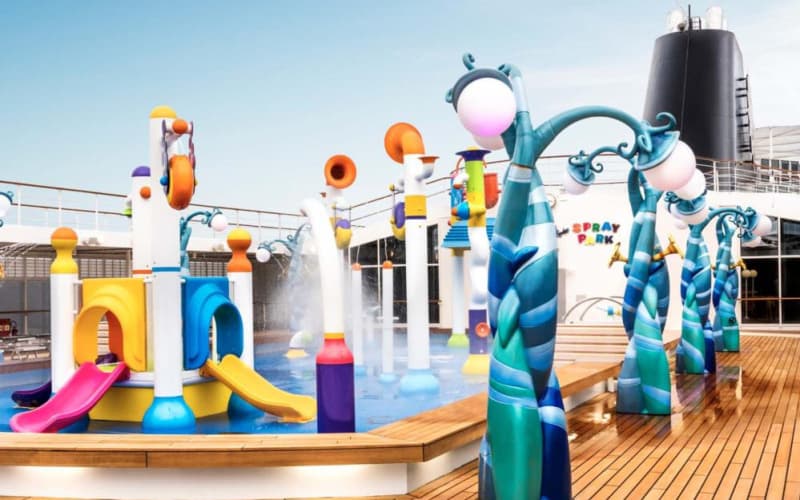 Spray Park Лайнера MSC Armonia