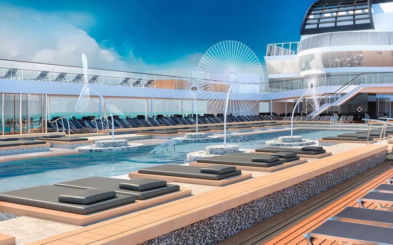 Бассейн VIRTUOSA Лайнера MSC Euribia