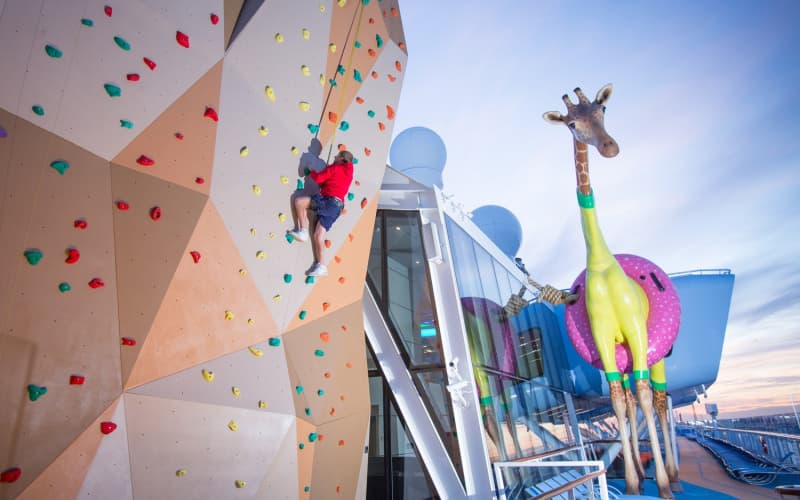 Стена для скалолазания Лайнера Anthem of the Seas